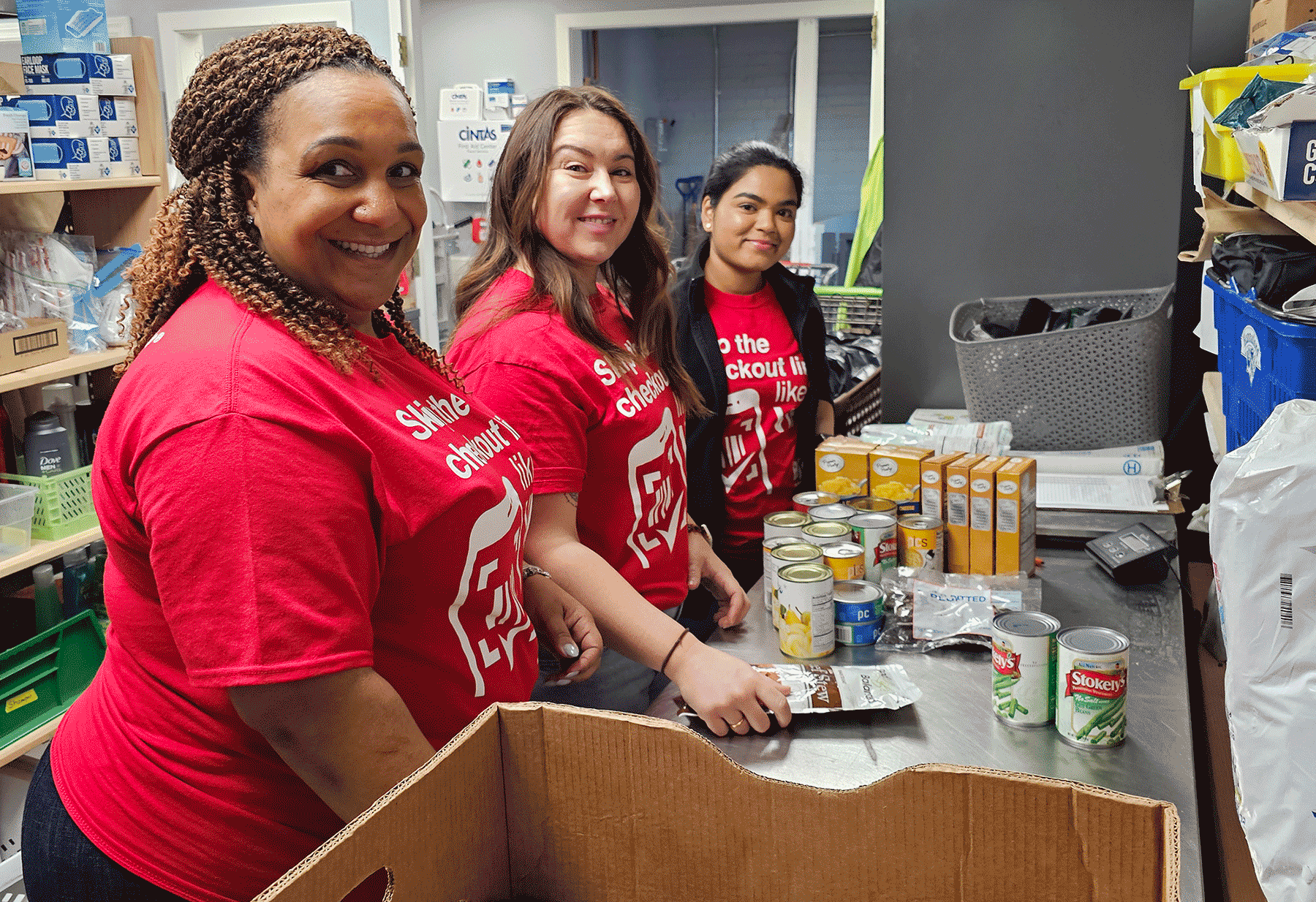 BJ's Volunteers at Marlborough Community Cupboard