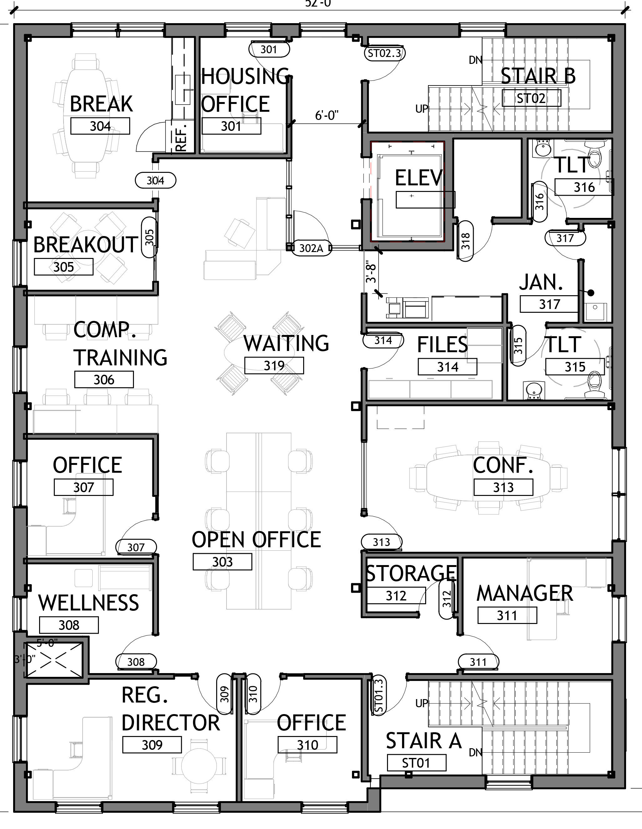 4th Floor Floor Plan